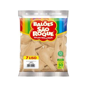 Bola de Soprar Nº 7 Bege 3050 São roque - 50UN