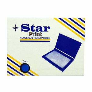 Almofada para Carimbo N3 Azul 001 Star print - UN