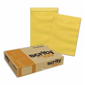 Envelope Kraft Ouro 240x340mm 80g 334 Scrity - 100UN
