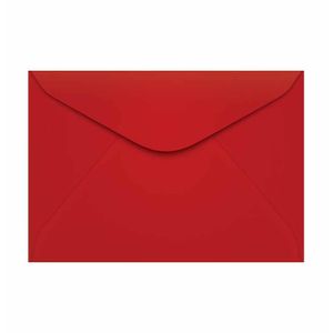 Envelope Carta 114x162mm 80g Vermelho Toquio 0404 Scrity - 100UN