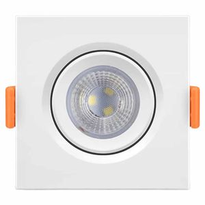 Luminária LED Ecospot Branca 3W MR11 Elgin - UN
