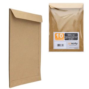Envelope Kraft Natural 240x340mm 80g 0226 Scrity - 10UN