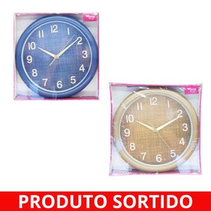 Relógio Parede 27,5cm Redondo 1031 Rio d ouro - UN