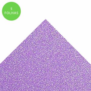 E.V.A Glitter 1,5mm 40x48 Lilás 9515 Ibel - 5FL