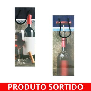 Sacola Papel para Vinho 12x36x9cm Sortida 8080 Yins paper - UN