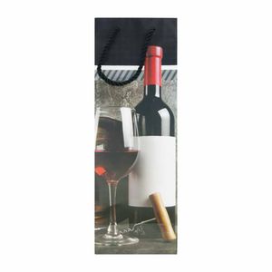 Sacola Papel para Vinho 12x36x9cm Sortida 8080 Yins paper - UN