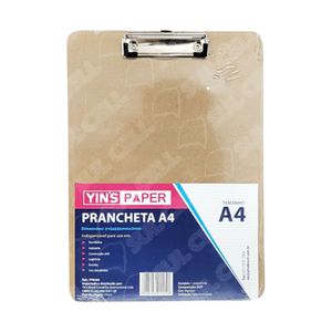 Prancheta A4 com Prendedor Metal 8360 Yins paper - UN