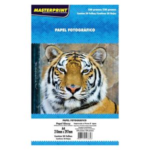 Papel Photo Glossy 230g Glossy 0039 Masterprint - UN