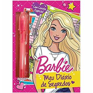 Diário Capa Dura com Cadeado Barbie Meus Segredos 1730 Ciranda cultural - UN