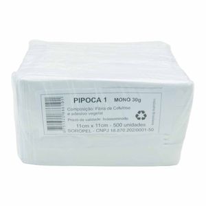 Sacola para Pipoca 11x11cm Branco P1-30GR Soropel - 500UN