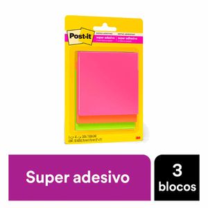 Bloco Adesivo Post-It 76x76 Cascata 45 Folhas 8707 3m - BL