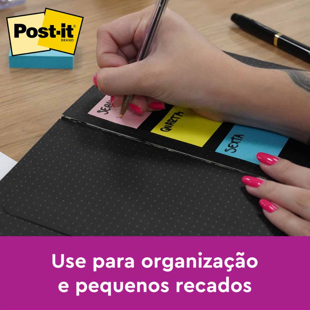 Bloco Adesivo Post It 38x50 Color 100 Folhas 653 3m 4bl Atacado São Paulo Atacado De 3378