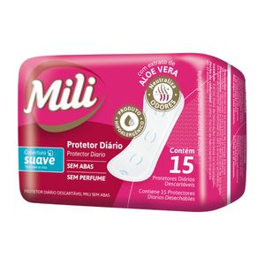 Absorvente sem Aba Diário Suave 1248 Mili - 15UN