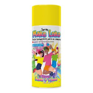 Tinta Spray para Cabelo 120ml Amarelo 2876 Make+ - UN