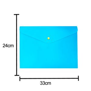 Pasta Envelope com Botão A4 Azul 0030 Dello - UN