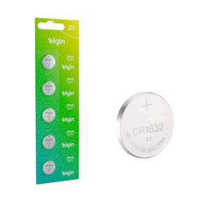 Bateria 3V Energy CR1632 Elgin - 5UN