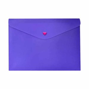 Pasta Envelope com Botão A4 Roxo 0014 Dello - UN