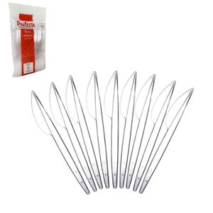 Faca Descartável Premium Cristal 7060 Prafesta - 50UN