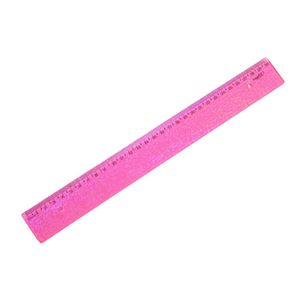 Régua 30cm New Line Glitter Rosa 0124 Waleu - UN