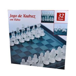 Xadrez de Vidro 25cm 2046 Imporiente - JG