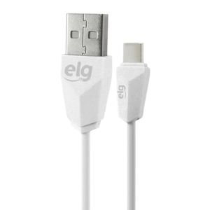 Cabo USB Tipo C 1 Metro Branco TCUSBE Elg - UN