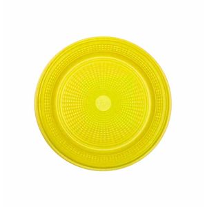 Prato Descartável 15cm Raso Amarelo 2004 Trik trik - 10UN
