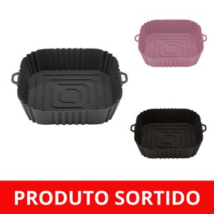 Protetor Silicone Airfryer Quadrada 20x5cm 9804 Casita - UN