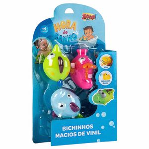 Brinquedo Hora do Banho Plástico ZP00568 Zoop toys - C/3PCS