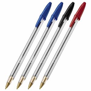 Caneta Esferográfica Cristal Dura + 1.0mm 878709 Bic - 4UN
