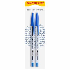 Caneta Esferográfica Top 2000 Azul 5624 Compactor - 2UN