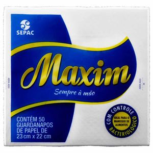 Guardanapo 23x22cm Branco 0124 Maxim - 50UN