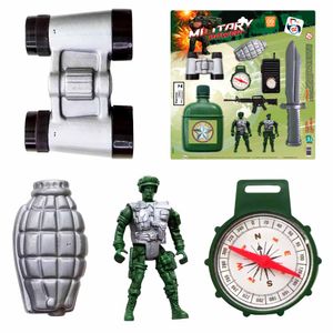 Kit Militar Infantil 751 Brinquedos pica pau - UN