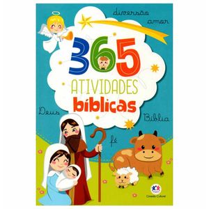 Livro Infantil Minhas 365  Atividades Bíblcas 1738 Ciranda cultural - UN