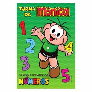 Livro Infantil Turma da Mônica Aprendendo Números 6223 Ciranda cultural - UN
