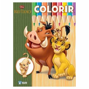 Livro Infantil para Colorir O Rei leão 7401 Bicho esp. - UN