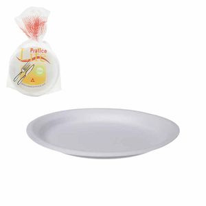 Prato Isopor 18cm Pratice Life Raso 541 Meiwa - 25UN
