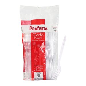 Garfo Descartável Master Cristal 8878 Prafesta - 50UN