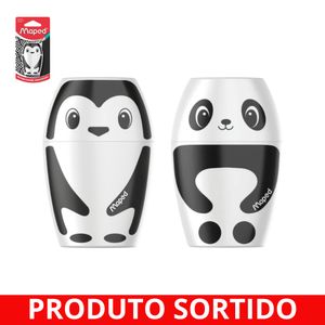 Apontador com Depósito Panda Pinguim 4012 Maped - UN