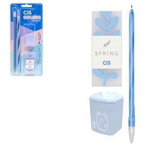 Kit Escolar 4x1 Colors Azul 3720 Cis - CT