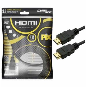 Cabo HDMI 2.0 1 Metro 2221 Pix - UN