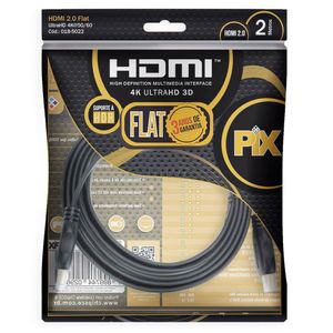 Cabo HDMI 2.0 2 Metro 4K Flat 5022 Pix - UN