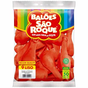 Bola de Soprar Nº 9 Vermelho Quente 5650 São roque - 50UN