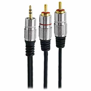 Cabo P2 Macho x 2 RCA Macho Fitz 2 Metros 0702 Chip sce - UN