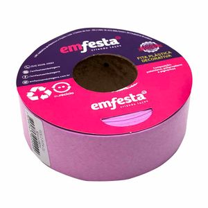 Fita Presente Lisa 30mmx50m Candy Lilás 0025 Emfesta - RL