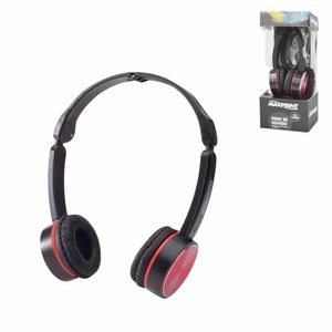 Headphone sem Microfone P2 Preto Vermelho 7703 Maxprint - UN