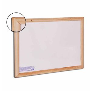 Quadro Branco 50x70 Moldura de Madeira STD 3112 Cortiarte - UN
