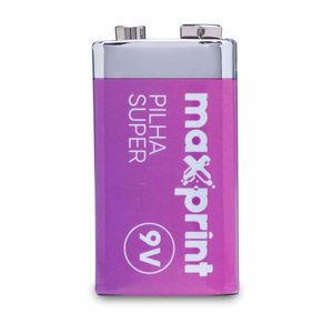 Pilha 9V Super 75648-7 Maxprint - UN