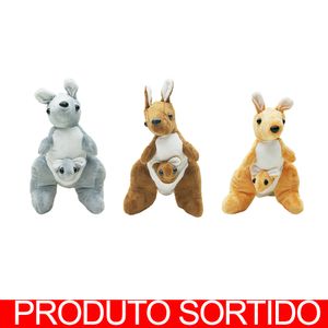 Canguru de Pelúcia 26cm 2655 Rio tijuca - UN