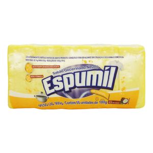 Sabão em Barra Glicerinado 180g 4013 Espumil - 5UN
