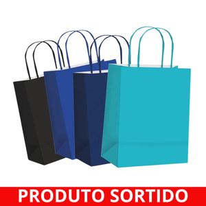 Sacola Papel 32x26,5 com Alça Noturno 1875 Cromus - UN